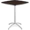 Cafeworks Square Cafe/Breakroom, Walnut - 42" Square x 29"H, 42" W, 42" L, 29" H, Laminated Melamine Top 65674 - alternate 1