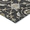 Homeroots 3' X 5' Black Brown And Ivory Moroccan Washable Indoor Outdoor Area Rug 605145 - alternate 9