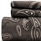 Homeroots Charcoal Queen Cotton Blend 0 Thread Count Washable Duvet Cover Set 528440 - alternate 8