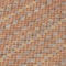 Homeroots 8' Orange And Taupe Round Striped Washable Indoor Outdoor Area Rug 610560 - alternate 6