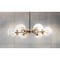 Jonathan Y Caleb 6-Light 28" Brass Cluster Pendant, Black/Brass Gold JYL9015A - alternate 11