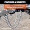 Curt Safety Chain, 48 in L, 30 Grade, 5000 lb Working Load, Steel, Zinc 80031 - alternate 6