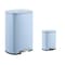Happimess Connor Rectangular 13.2-Gallon Trash Can with Soft-Close Lid and FREE Mini Trash Can, Tide Pool Blue HPM1006H - alternate 1