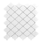 Apollo Tile 10x11 Thassos Snow White Marble Mosaic Arabesque Wall and Floor Tile 3.75 sq ft/case, 5PK APLMKN88A02PA - alternate 1