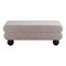 Homeroots 46in Gray and Black Fabric and Solid Wood Upholstered Bench 668862 - alternate 1