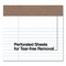 Tru Red Recycled Notepads, Narrow Rule, (50) White 8.5 x 11 Sheets, 12PK TR59938/TR58187 - alternate 7