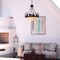 Vaxcel Yellowstone 4-Light 24 in. Wide Burnished Bronze Rustic Moose Bowl Pendant Light Amber Glass PD55624BBZ - alternate 9