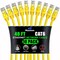Maximm Cat6 Ethernet Cable 40ft 10Gbps 550MHz UTP, 10PK, Yellow, 10PK CAT6CCA-40YL10PK - alternate 1