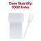 Smarty Had A Party Medium Weight Disposable Plastic Forks, 1000PK 751-CASE - alternate 8