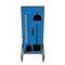 5S Supplies 5S Housekeeping Shadow Board Broom Station Version 16  - Blue Board / Black Shadows  With Broom HSB-V16-BLUE-KIT - alternate 1