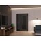 Vdomdoors Aluminum Door Iron 1600 Black Entry Steel Metal Classic Painted 52 x 80 (36+16 x 80)-Left Inswing IRON1600EXD-BLK-W36+16xH80-LH-I - alternate 5