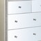 Homeroots 63" Champagne Solid and Manufactured Wood Mirrored Seven Drawer Triple Dresser 486521 - alternate 5