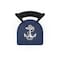 Holland Bar Stool Co 36" Blk Wrinkle US Naval Academy NAVY Swivel Bar Stool, Ladder Back L01436USNavA - alternate 5
