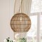 Jonathan Y Raya 19" 1-Light Farmhouse Coastal Rattan 180" Cord Plug-In or Hardwired LED Pendant, Brown JYL1404A - alternate 17