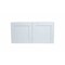 Cambridge Everest 36 in. W x 24 in. D x 18 in. H Ready to Assemble Shaker Wall Bridge Kitchen Cabinet in White SA-W361824-SW-KIT - alternate 1