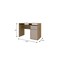Homeroots 43" Walnut Wood Computer Desk 723765 - alternate 7