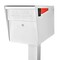 Mail Boss Locking Security Post-Mount Mailbox, Alpine White, USPS Approved 805923 - alternate 8