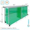 Amgood 24in D x 96in L Stainless Steel Open Base Table, 3in Casters AMG WT-2496-RCB-WHEELS-Z - alternate 7