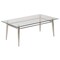 Office Star Products Brooklyn  Glass Top Coffee Table, Glass/Brushed Nickel Finish MG1242S-NB - alternate 1