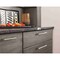 Amerock Versa 3-3/4 inch (96mm) Center-to-Center Satin Nickel Cabinet Pull, 25PK 25VMP36912G10 - alternate 4