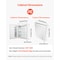 Vevor Lighted Medicine Cabinet with 2-Side Mirror 20 x 26 in Recessed Wall Mount CAS-305 - alternate 6