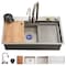 Serenelife Stainless Steel Kitchen Sink, Gray SL7546GG - alternate 1