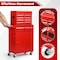 Wrightmaster 5-Drawer Rolling Tool Chest Combo with Wheels, Detachable Storage Cabinet and Double Locking System ZoroT245D385R - alternate 6
