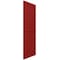 Ekena Millwork True Fit PVC Farmhouse/Flat Panel Combination Fixed Mount Shutters, Fire Red, 12W x 36H, PR TFP101FC12X036BR - alternate 13