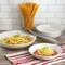 Gibson Home Great Essentials 5 Piece Fine Ceramic Serving Bowl and Pasta Bowl Set in White 142570.05 - alternate 5