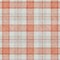 Homeroots 3' X 5' Coral And Beige Plaid Washable Indoor Outdoor Area Rug 601320 - alternate 9