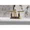 Kingston Brass Double-Handle 4" Centerset Bathroom Faucet with Pop-Up Drain, Polished Brass KB8612CML - alternate 6