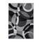 World Rug Gallery Contemporary Abstract Circles Soft Area Rug 4 ft x 6 ft Gray 105GRAY4X6 - alternate 5