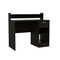 Homeroots 40" Black and Brown Wood Computer Desk 403785 - alternate 1