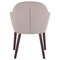 Leisuremod Elias Dining Chair Upholstered in Leather Velvet and Powder Coated Iron Legs EDC21LGR - alternate 10