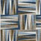 Homeroots 9' X 12' Navy Blue Brown And Beige Geometric Washable Indoor Outdoor Area Rug 598284 - alternate 9