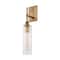 Troy Lighting Shenandoah 1 Light Exterior Wall Sconce, Patina Brass, 4.75 In x 22 In B8022-PBR - alternate 2