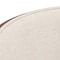 Leisuremod Tule Dining Side Chair with Velvet Seat and White Powder-Coated Steel Frame, Walnut/Beige, 2PK TWCWN18BG2 - alternate 9