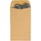 Quality Park Coin Envelope, Light Brown, Kraft, PK500 QUA50262 - alternate 2