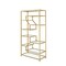 Homeroots 77" Gold Metal and Glass Nine Tier Etagere Bookcase 286635 - alternate 1