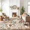 World Rug Gallery Garden Floral Area Rug 7 ft 10 in x 10 ft Beige WR147BEIGE8X10 - alternate 9