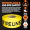 Xpose Safety Fire Line Do Not Cross Tape Roll, 3 Mil, 3 Inch Wide x 1000 Feet, Yellow w/Black Letters, 32PK PFLT-3M-32-X - alternate 6