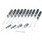 Performance Tool 15 pc. Screwdriver Set, Magnetic Tips, Oversized Handles, Storage W80015 - alternate 1