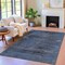Homeroots 5' X 8' Charcoal And Gray Floral Washable Indoor Outdoor Area Rug 631018 - alternate 7