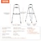 Vevor Folding Hemi Walker One Arm Mobility Walker for Senior & Adjustable Height FBL860517 - alternate 8