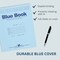 Roaring Spring Case of Exam Blue Books, 8.5" x 7", 8 Sheets/16 Pages, Wide Ruled with Margin, PK600 77512cs - alternate 6