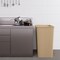 Regal Altair 50 Gallon Square Beige Plastic Trash Can, Heavy Duty Resin Construction ZR-TC-100-SQ50BG - alternate 6