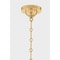 Hudson Valley Lighting Cambridge 4 Light Chandelier in Aged Brass/Soft Crimson by Mark D. Sikes MDS120-AGB/CRN - alternate 6