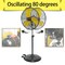 Edendirect 20 inches 3 speeds heavy duty high velocity pedestal fan with powerful adjustable height ZR-FAN-P20SW - alternate 6