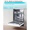 Black&Decker 24 inch Built-in Dishwasher with 5 Wash Programs-White BDW100MW - alternate 7