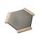 Apollo Tile Aureole 8.66 in. x 9.84 in. Matte Jet Black and Brown Porcelain Hexagon Wall and Floor Tile (8.07 sq ft/case) - 18 Sheets APLENC88GRFA - alternate 11
